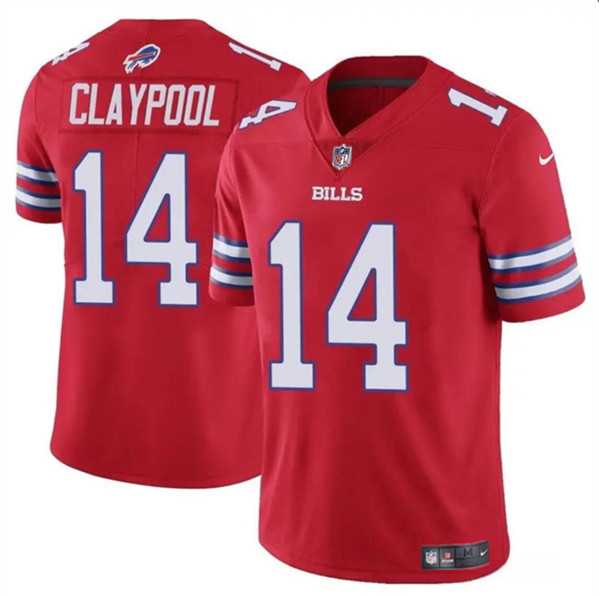 Men & Women & Youth Buffalo Bills #14 Chase Claypool Red 2024 Vapor Untouchable Limited Stitched Jersey->buffalo bills->NFL Jersey